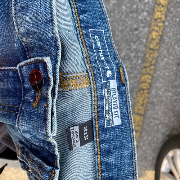 Brand New With Tags! Carhartt Men’s Jeans 34x34 - Picture 3 of 3